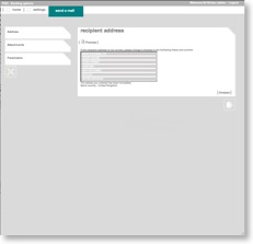 Automatic capture of the address